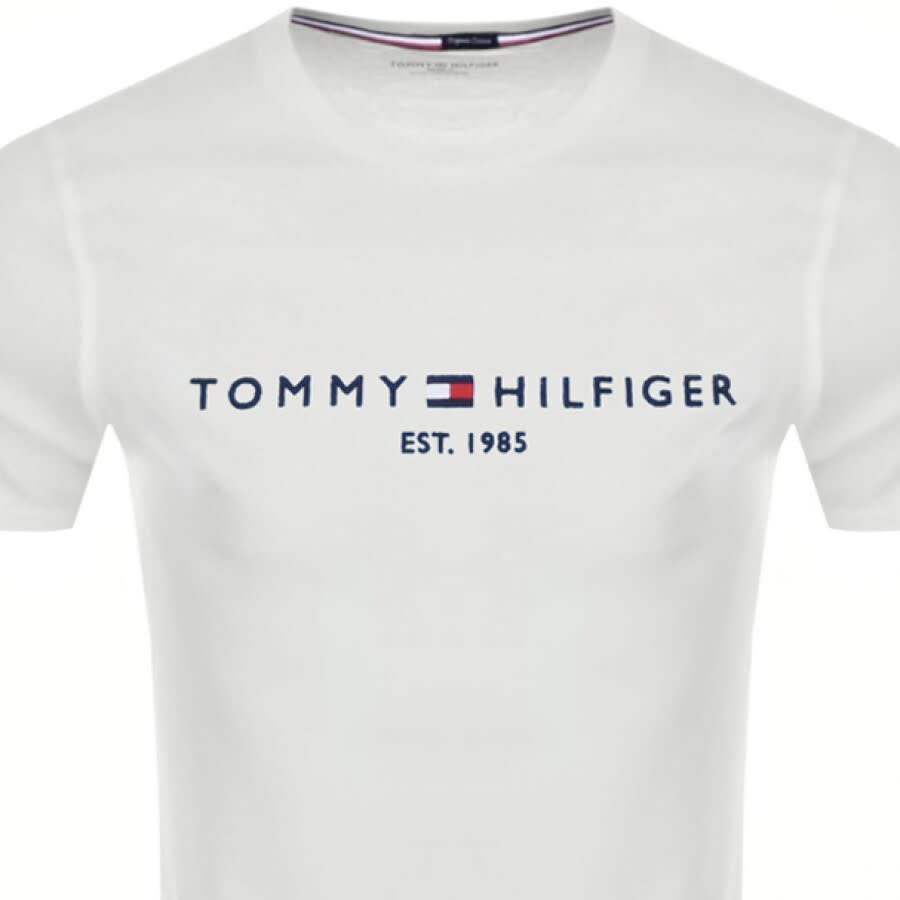 Tommy Hilfiger Logo T Shirt White